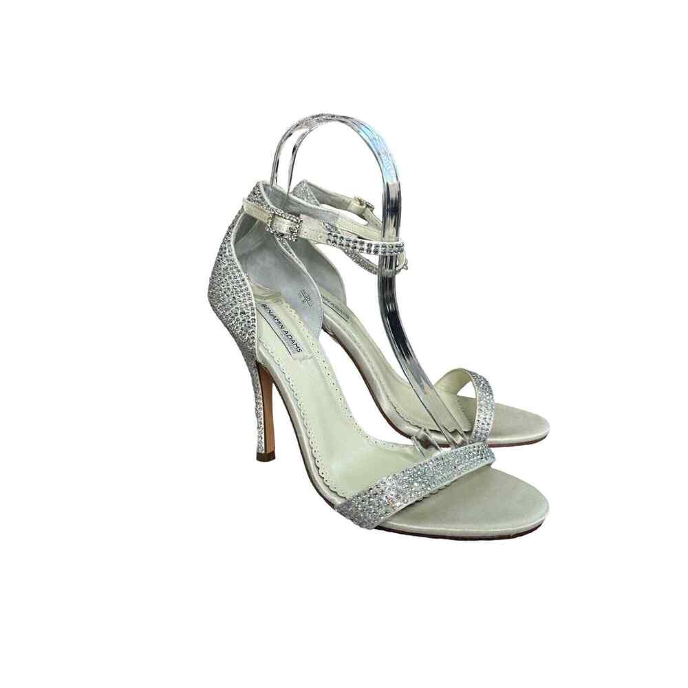 Benjamin Adams Alba Wedding Strappy Heels‎ Shoes Sandals~ 38.5 US8